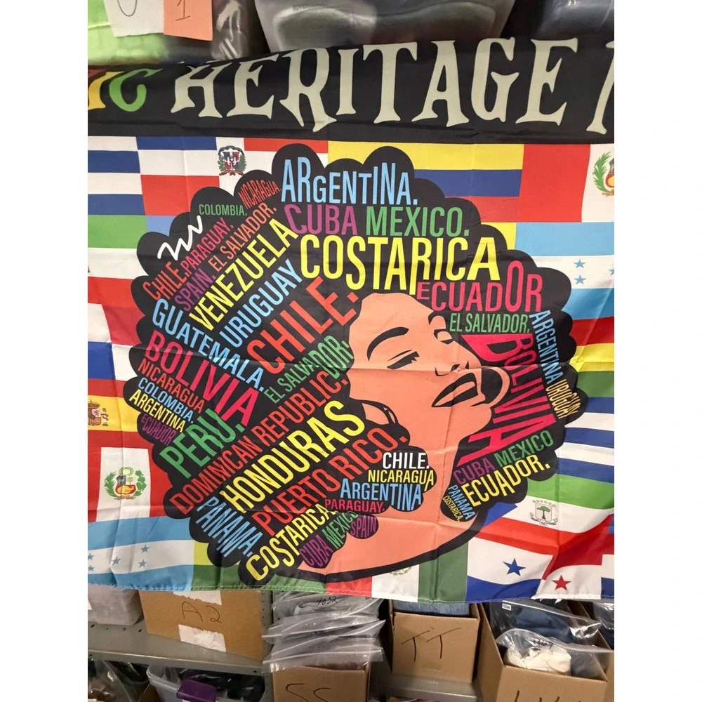 Hispanic Heritage Month Flag Banner Latin American Flags Latina 42